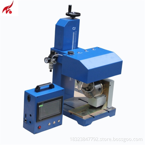 zixu desktop pneumatic dot peen pin marking machine cnc punch and marking for steel plates